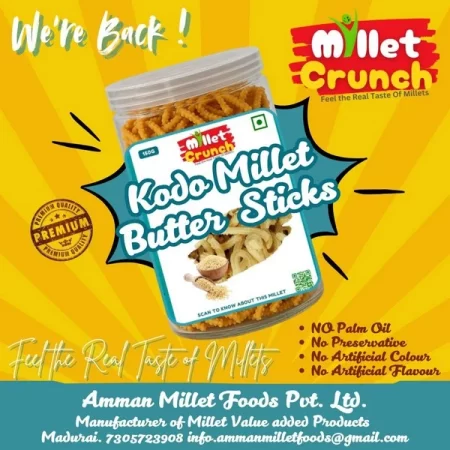 Kodo Millet Butter Sticks - 150 Gms
